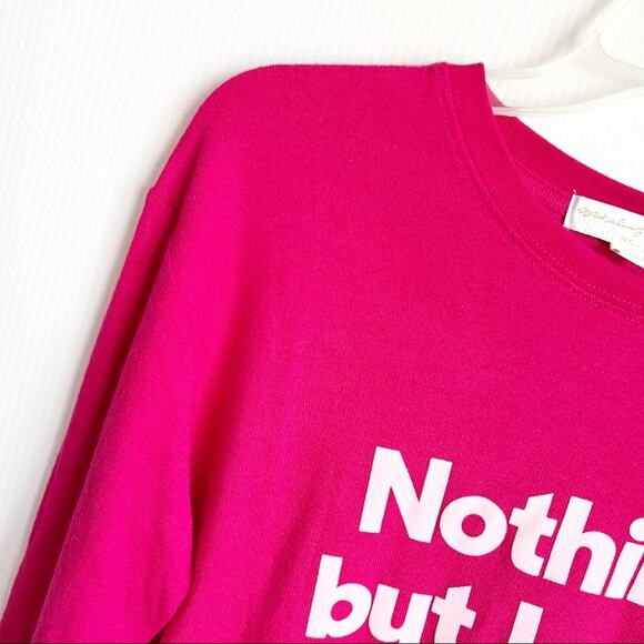 Spiritual Gangster Nothing But Love Savasana Pink Sweatshirt Small - Picture 4 of 16
